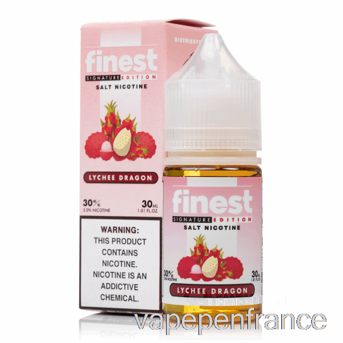 Lychee Dragon - La Meilleure édition Signature Salt Nic - 30 Ml 50 Mg Stylo Vape